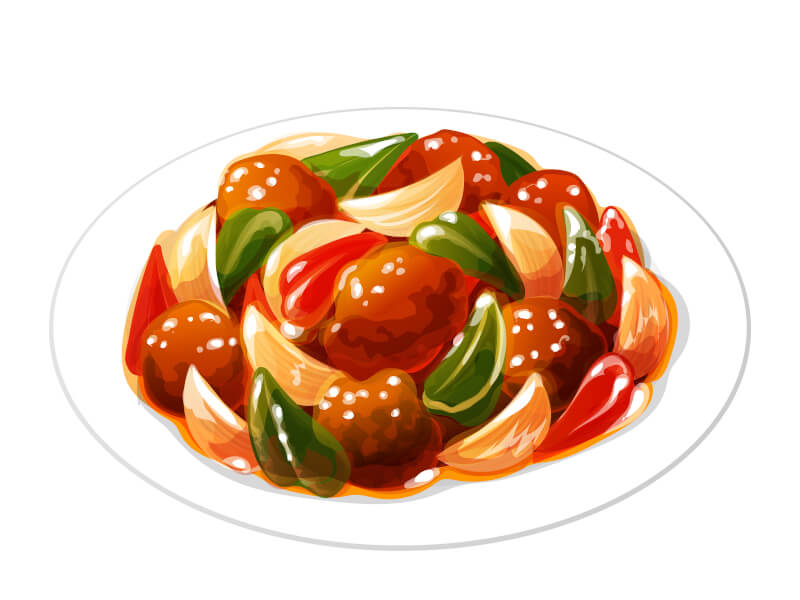 鶏肉の甘酢あん